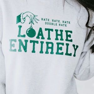 Loathe grinch sweater from Lauriebelles